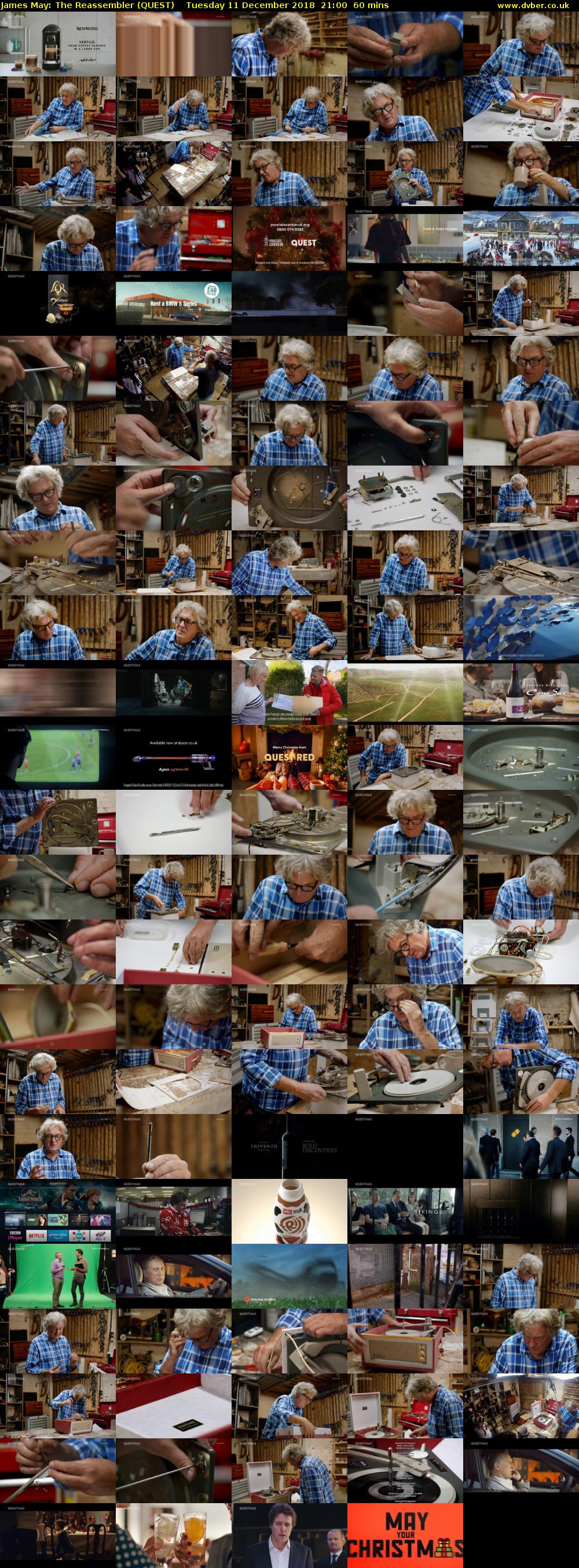 James May: The Reassembler (QUEST) Tuesday 11 December 2018 21:00 - 22:00