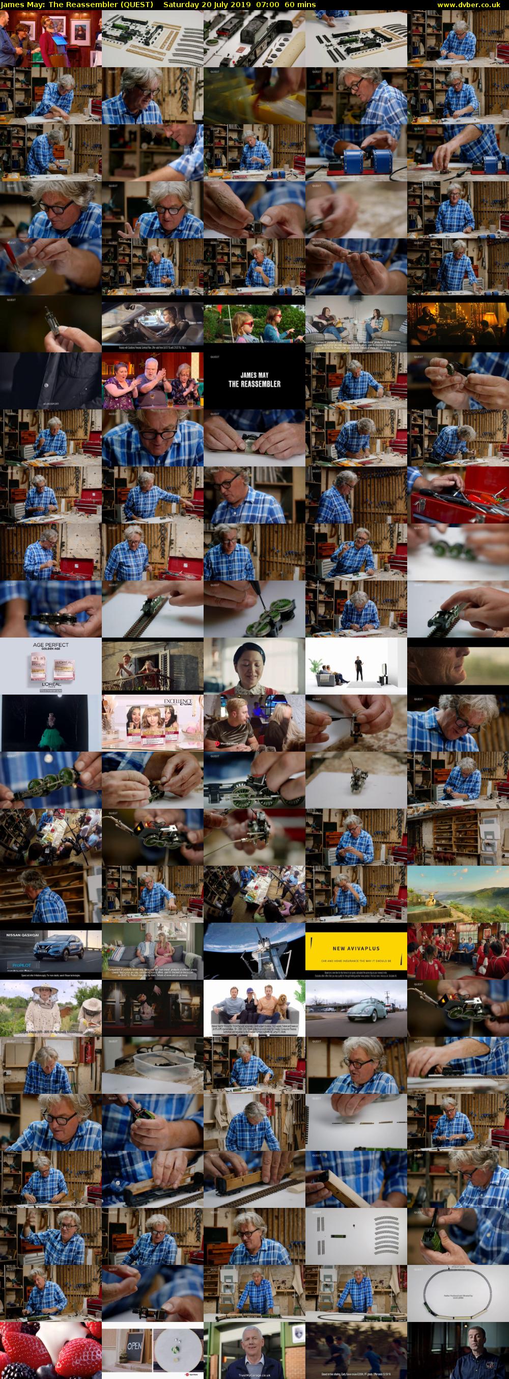 James May: The Reassembler (QUEST) Saturday 20 July 2019 07:00 - 08:00
