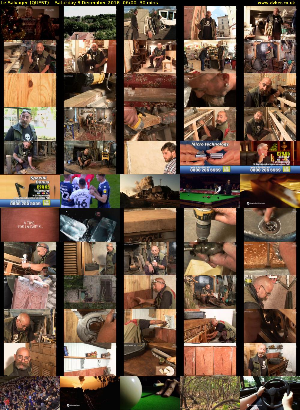 Le Salvager (QUEST) Saturday 8 December 2018 06:00 - 06:30