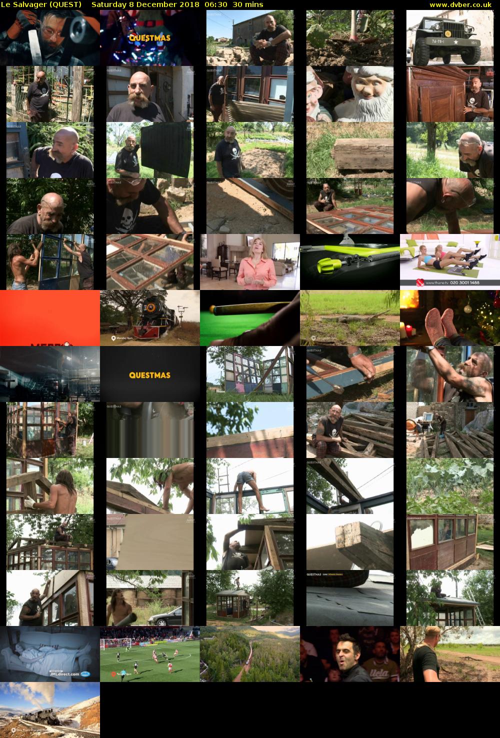 Le Salvager (QUEST) Saturday 8 December 2018 06:30 - 07:00