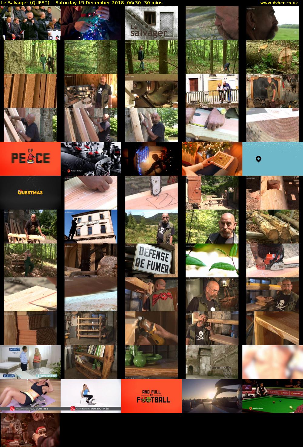 Le Salvager (QUEST) Saturday 15 December 2018 06:30 - 07:00