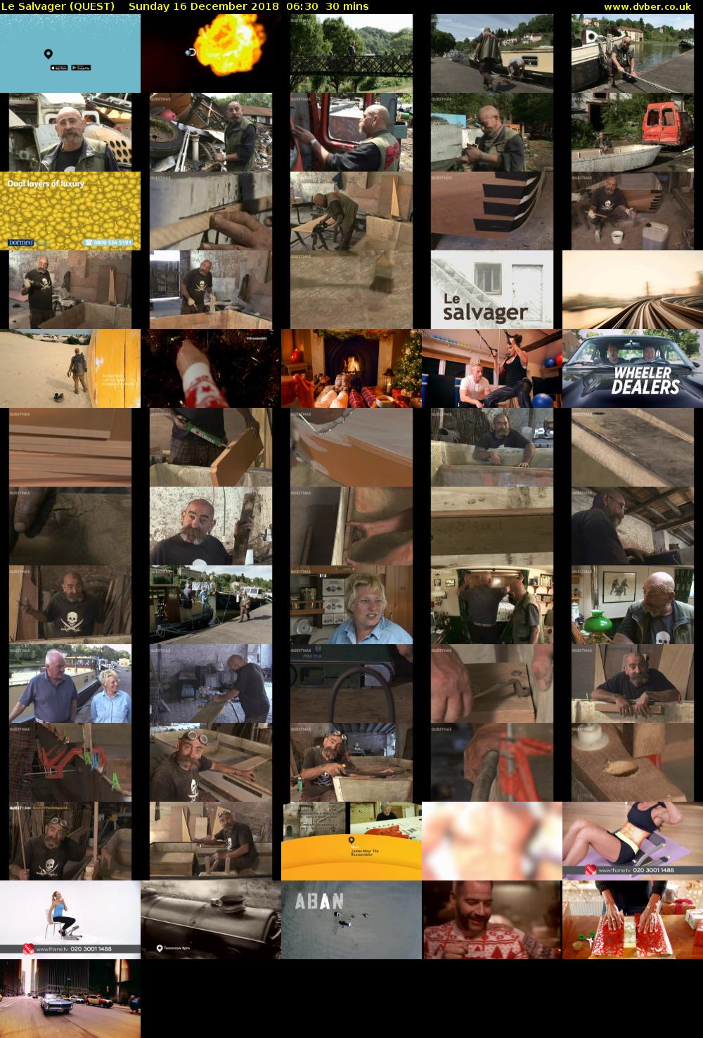Le Salvager (QUEST) Sunday 16 December 2018 06:30 - 07:00