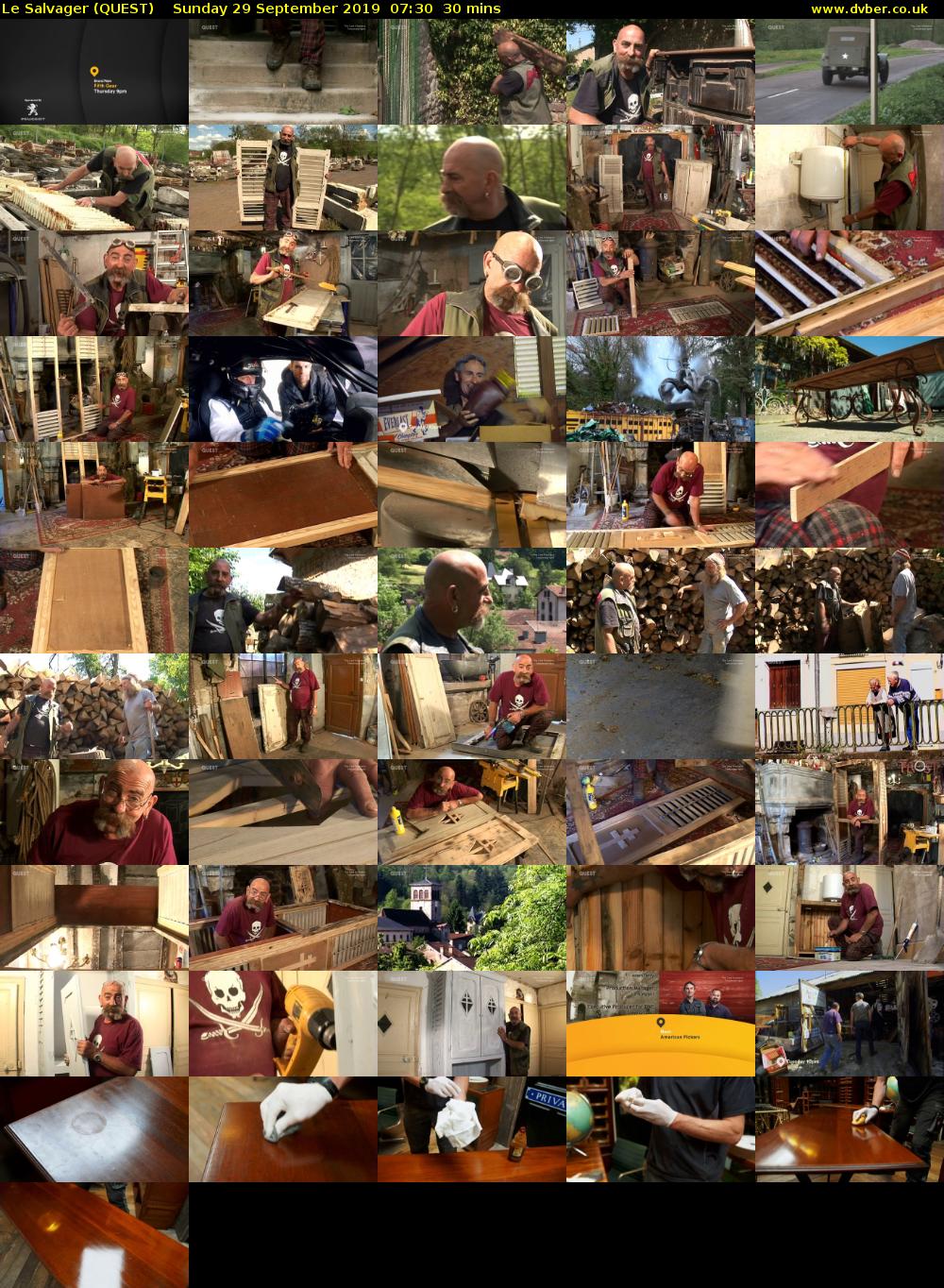 Le Salvager (QUEST) Sunday 29 September 2019 07:30 - 08:00