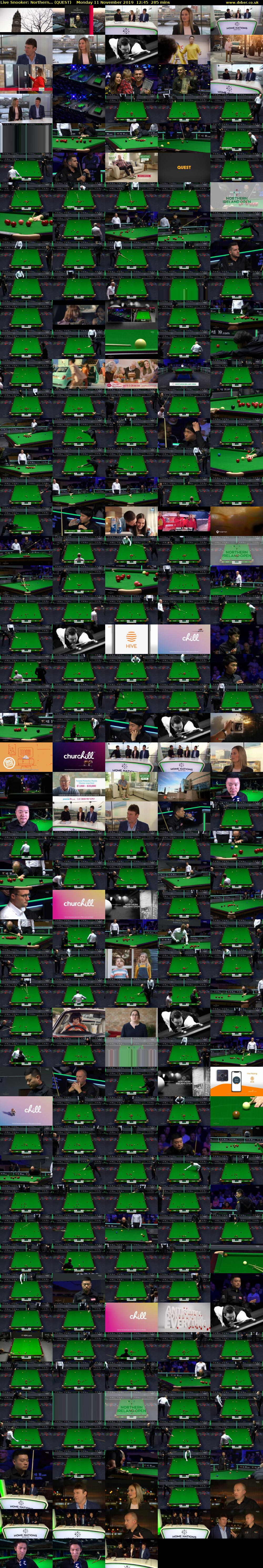 Live Snooker: Northern... (QUEST) Monday 11 November 2019 12:45 - 17:30