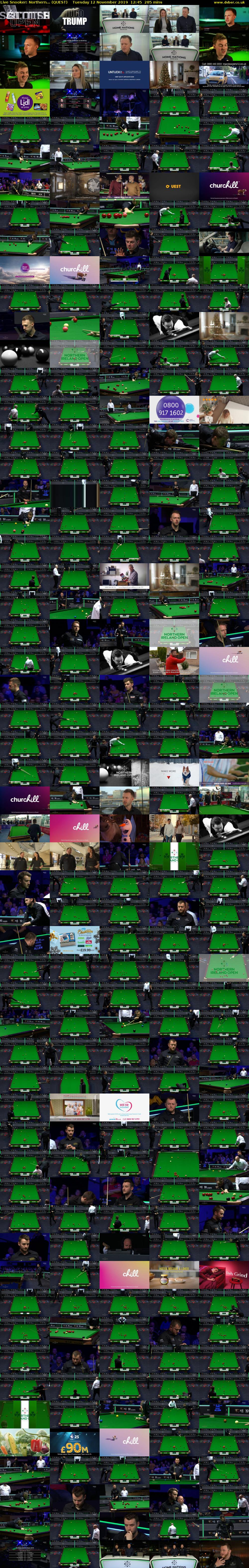 Live Snooker: Northern... (QUEST) Tuesday 12 November 2019 12:45 - 17:30