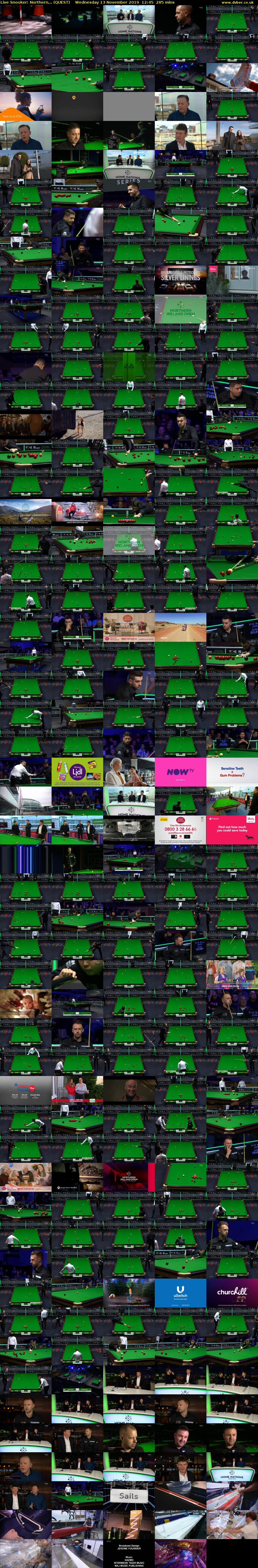 Live Snooker: Northern... (QUEST) Wednesday 13 November 2019 12:45 - 17:30