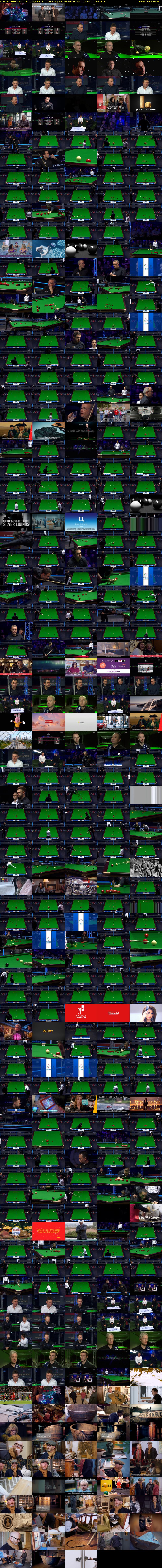 Live Snooker: Scottish... (QUEST) Thursday 12 December 2019 12:45 - 16:30