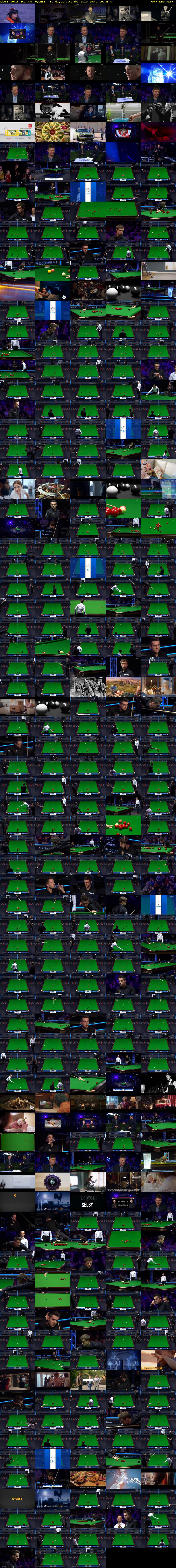 Live Snooker: Scottish... (QUEST) Sunday 15 December 2019 18:45 - 22:00