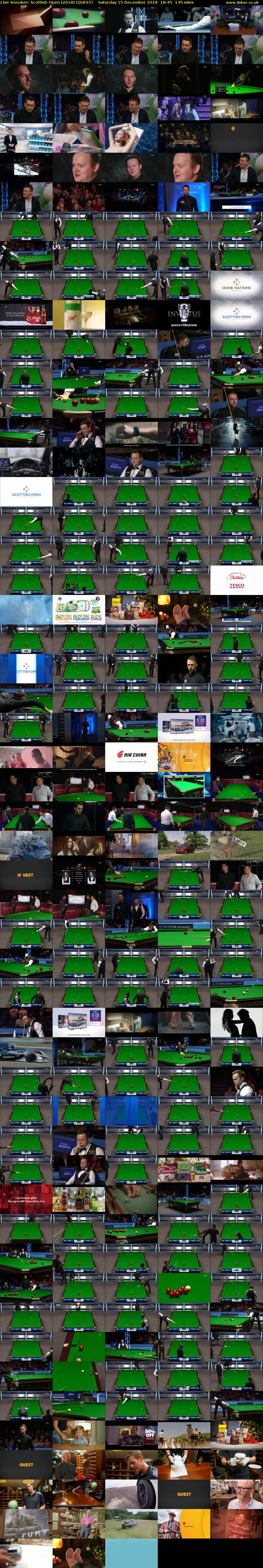 Live Snooker: Scottish Open (2018) (QUEST) Saturday 15 December 2018 18:45 - 21:00