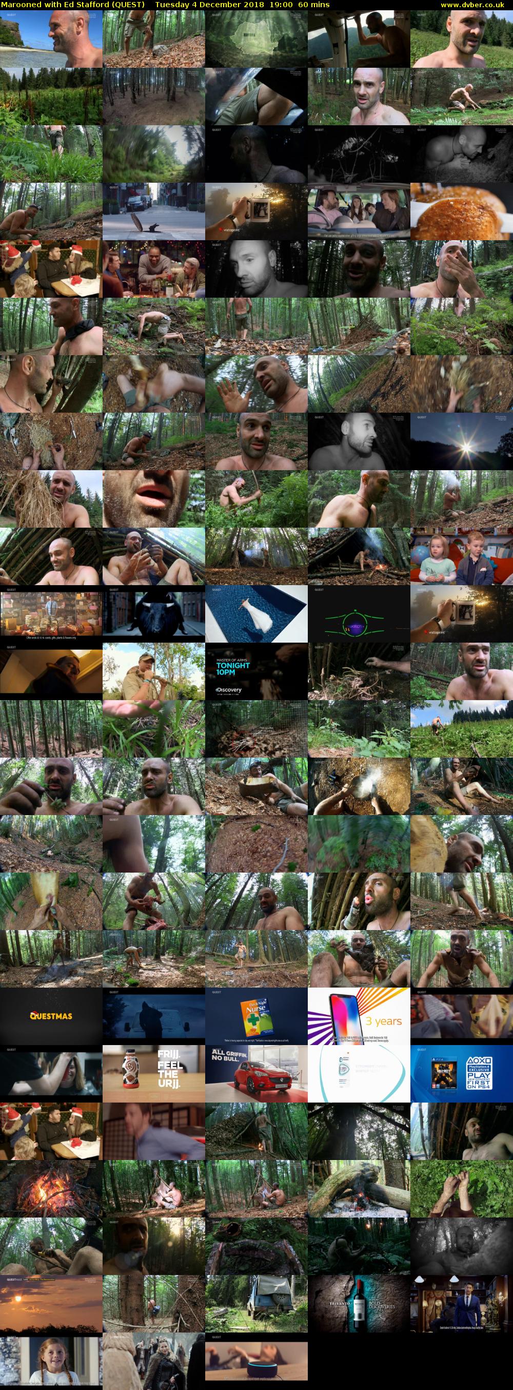 Marooned with Ed Stafford (QUEST) Tuesday 4 December 2018 19:00 - 20:00