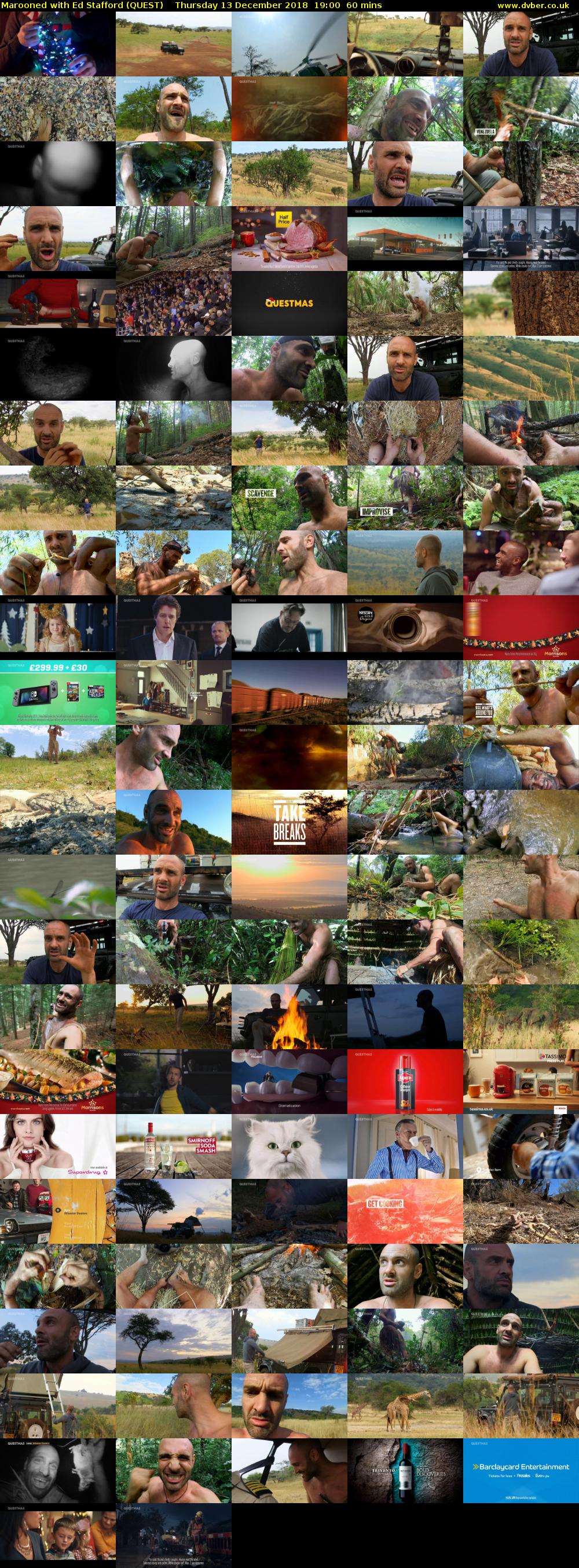 Marooned with Ed Stafford (QUEST) Thursday 13 December 2018 19:00 - 20:00