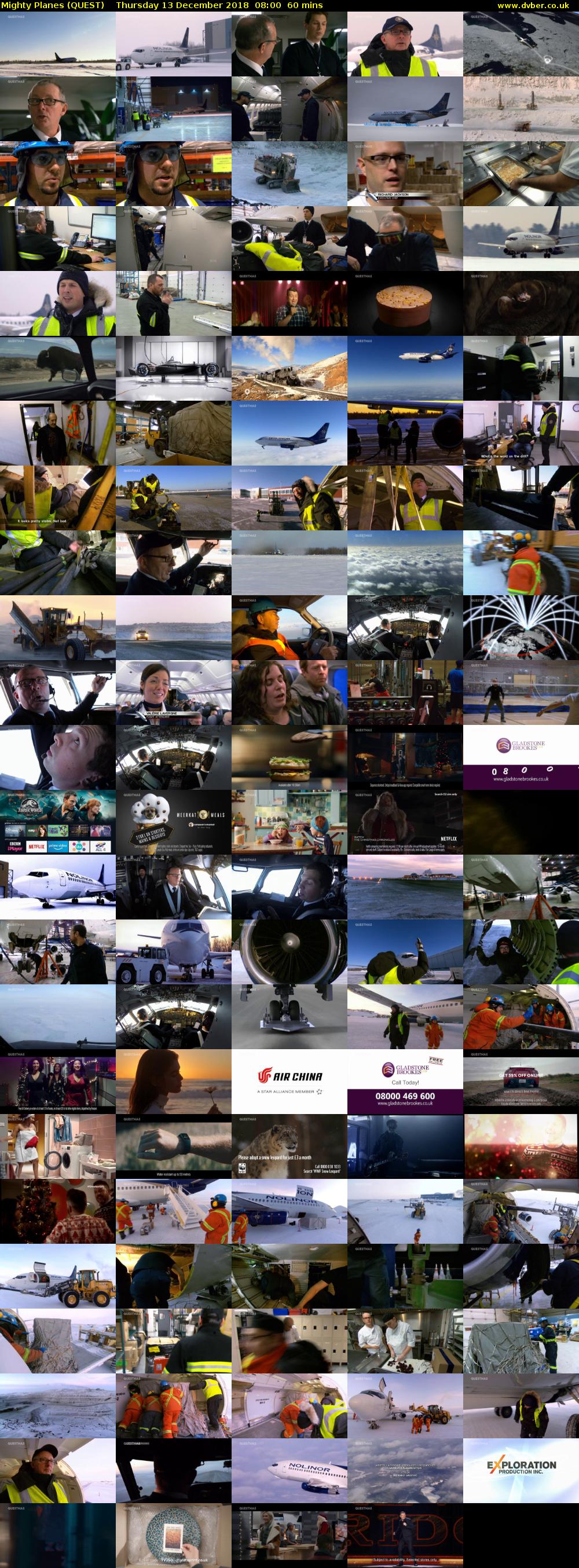 Mighty Planes (QUEST) Thursday 13 December 2018 08:00 - 09:00