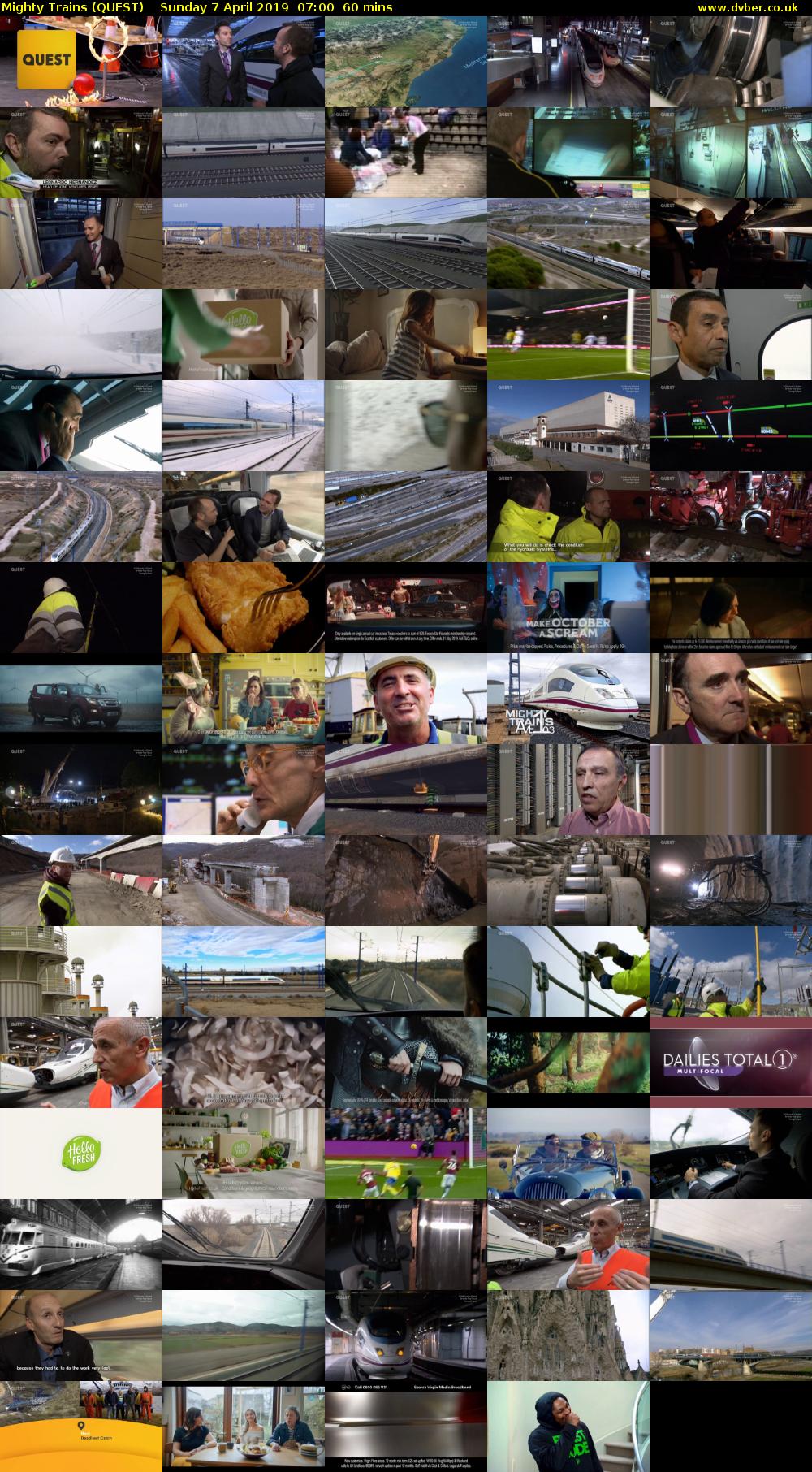 Mighty Trains (QUEST) Sunday 7 April 2019 07:00 - 08:00