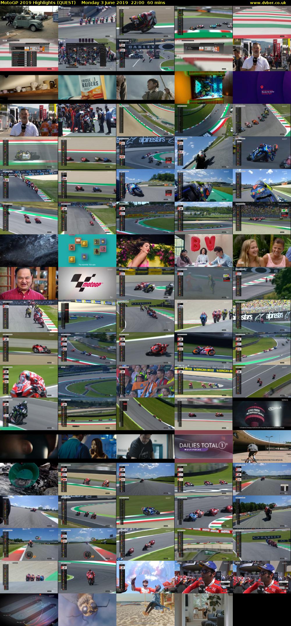 MotoGP 2019 Highlights (QUEST) Monday 3 June 2019 22:00 - 23:00