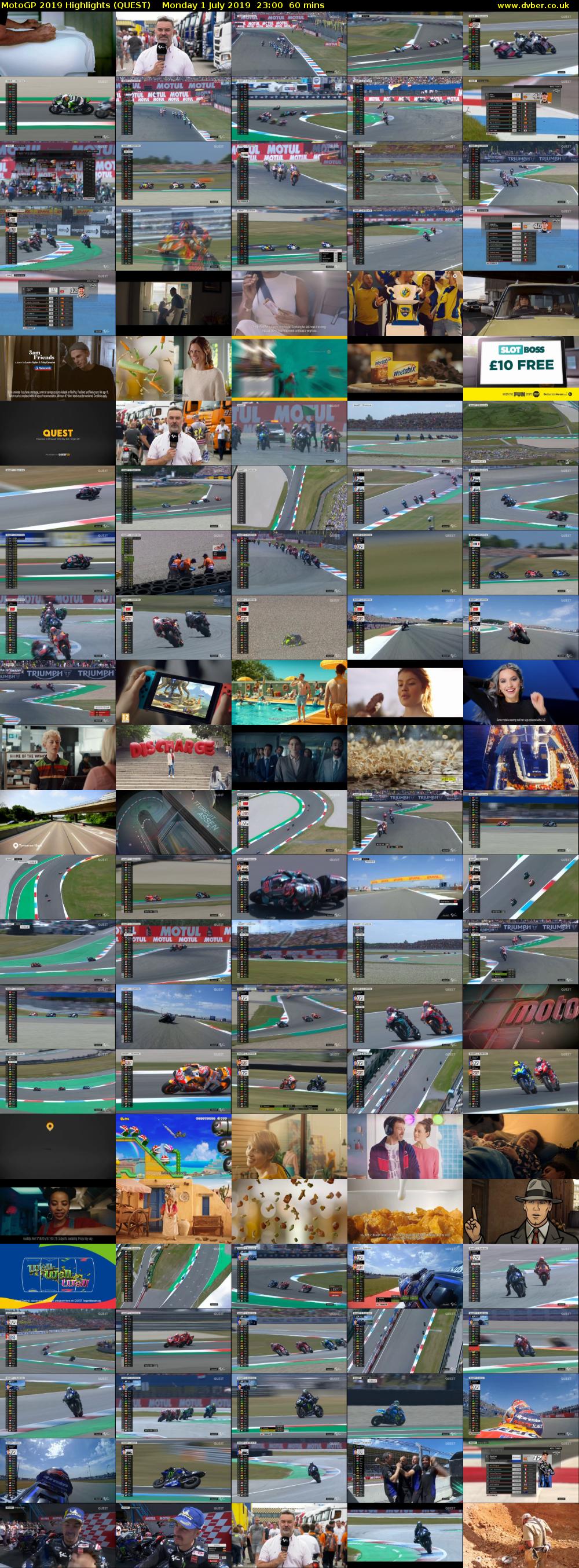 MotoGP 2019 Highlights (QUEST) Monday 1 July 2019 23:00 - 00:00