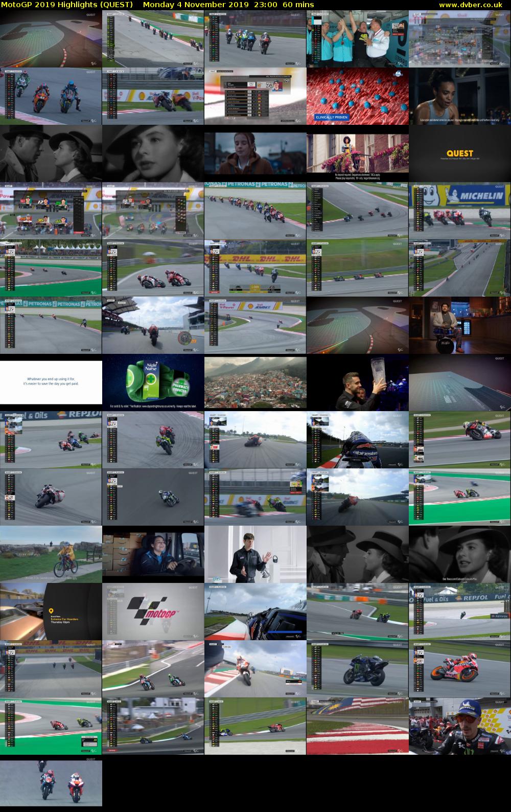 MotoGP 2019 Highlights (QUEST) Monday 4 November 2019 23:00 - 00:00