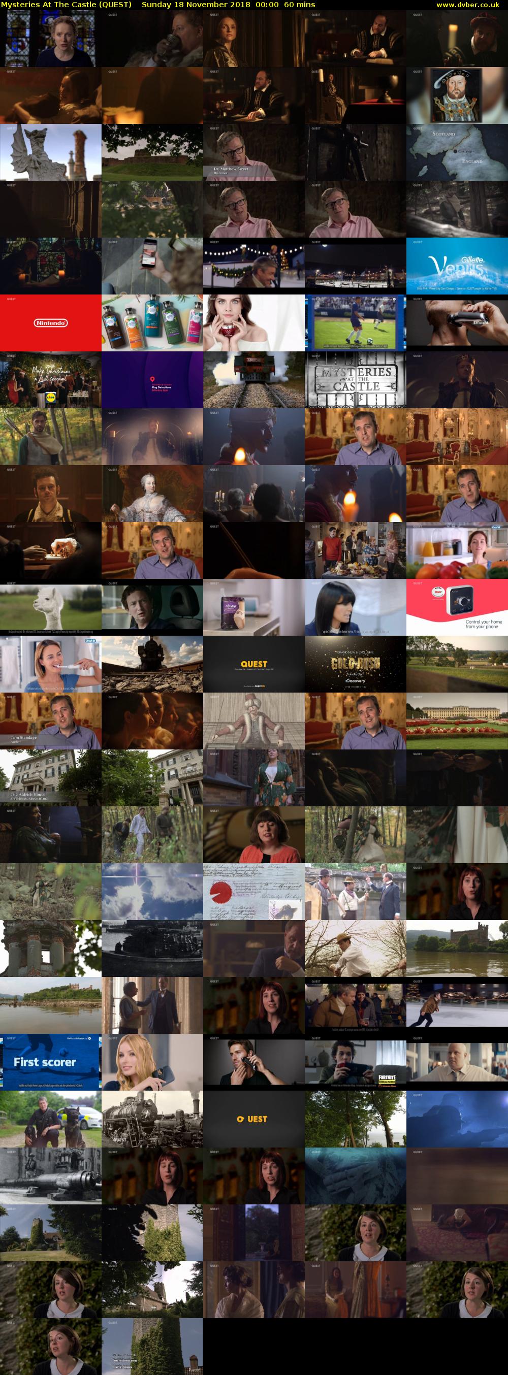 Mysteries At The Castle (QUEST) Sunday 18 November 2018 00:00 - 01:00