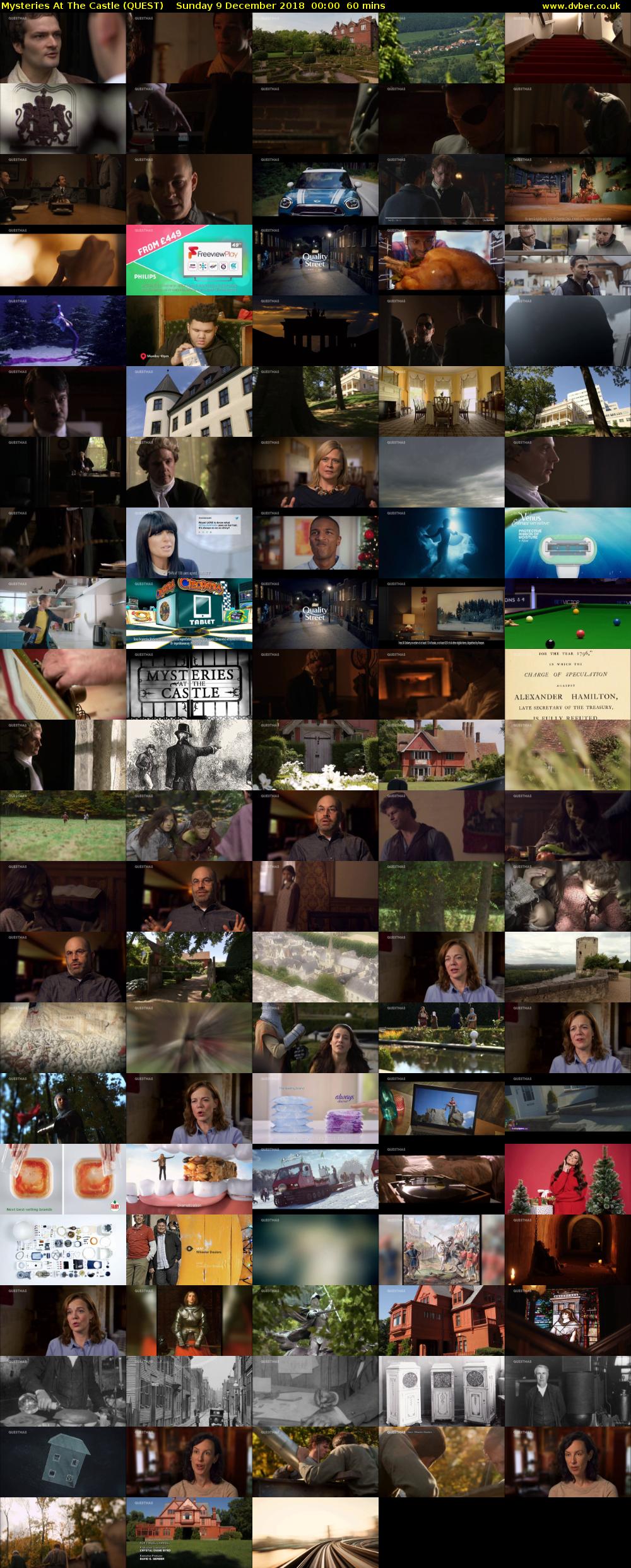 Mysteries At The Castle (QUEST) Sunday 9 December 2018 00:00 - 01:00