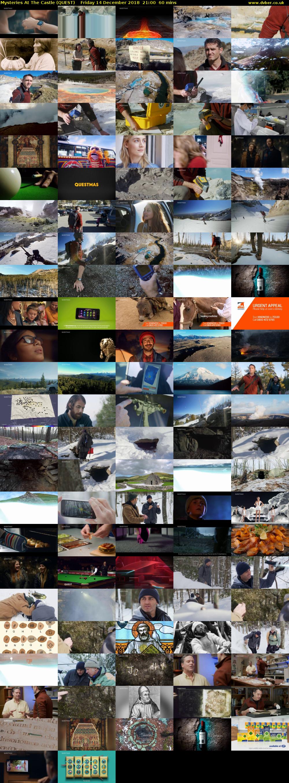 Mysteries At The Castle (QUEST) Friday 14 December 2018 21:00 - 22:00