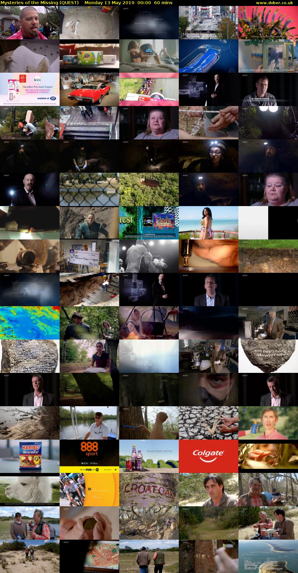 Mysteries of the Missing (QUEST) Monday 13 May 2019 00:00 - 01:00