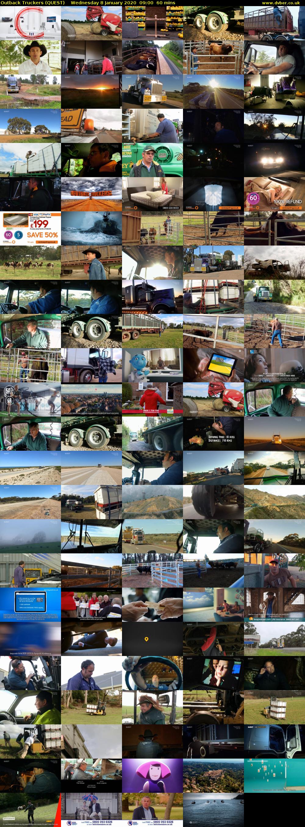 Outback Truckers (QUEST) Wednesday 8 January 2020 09:00 - 10:00