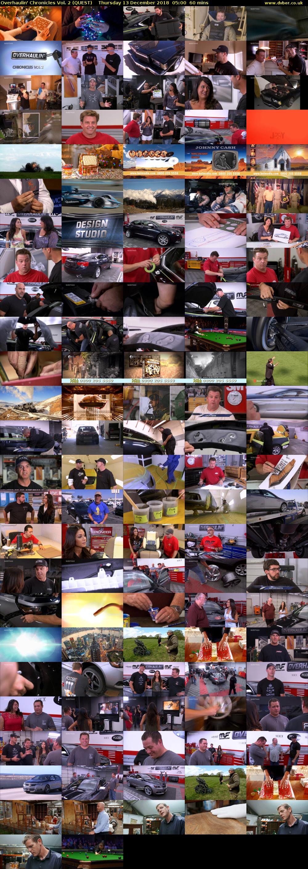 Overhaulin' Chronicles Vol. 2 (QUEST) Thursday 13 December 2018 05:00 - 06:00