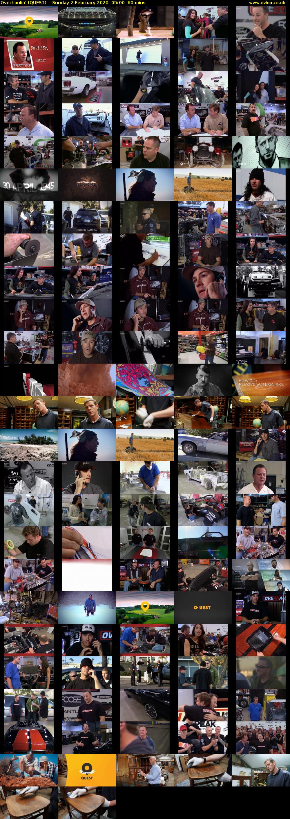 Overhaulin' (QUEST) Sunday 2 February 2020 05:00 - 06:00