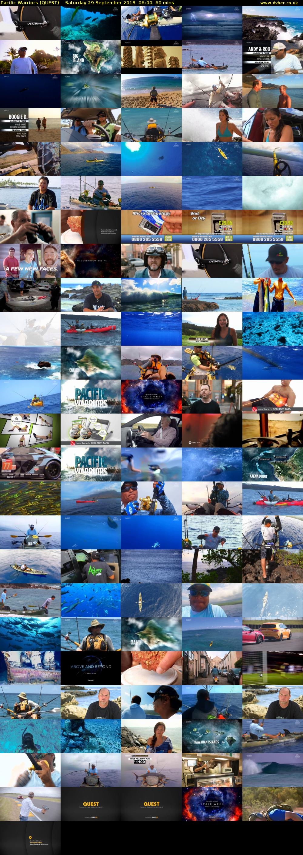 Pacific Warriors (QUEST) Saturday 29 September 2018 06:00 - 07:00
