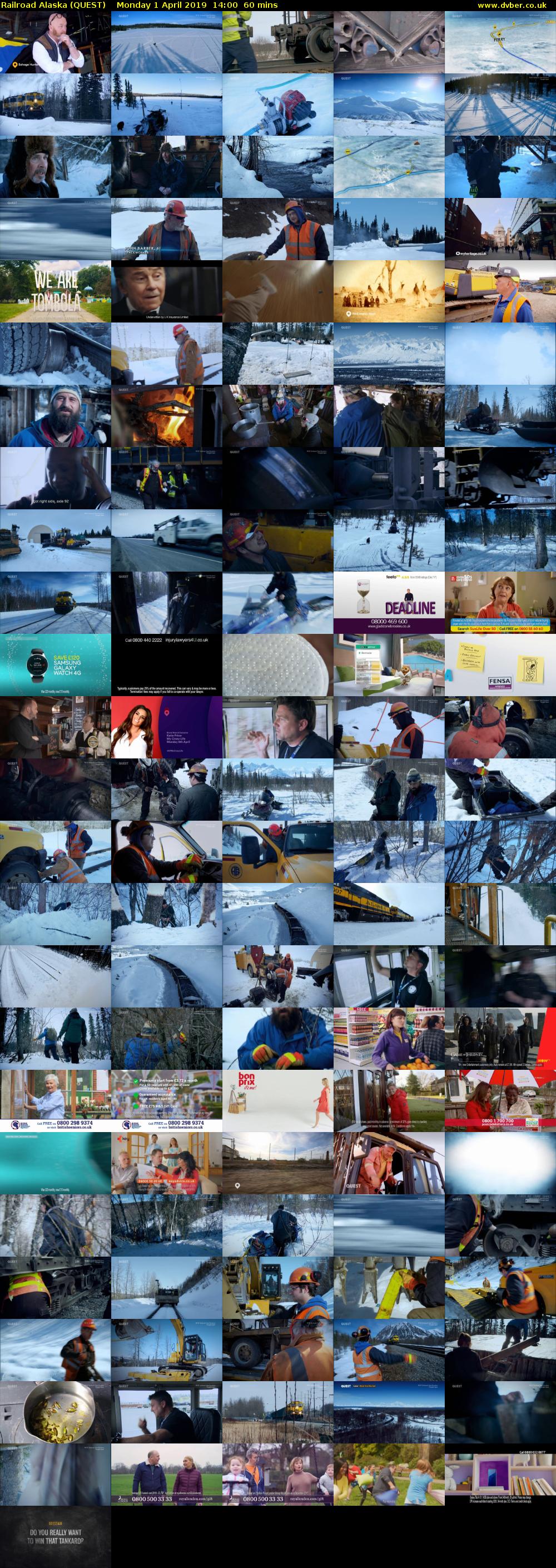 Railroad Alaska (QUEST) Monday 1 April 2019 14:00 - 15:00