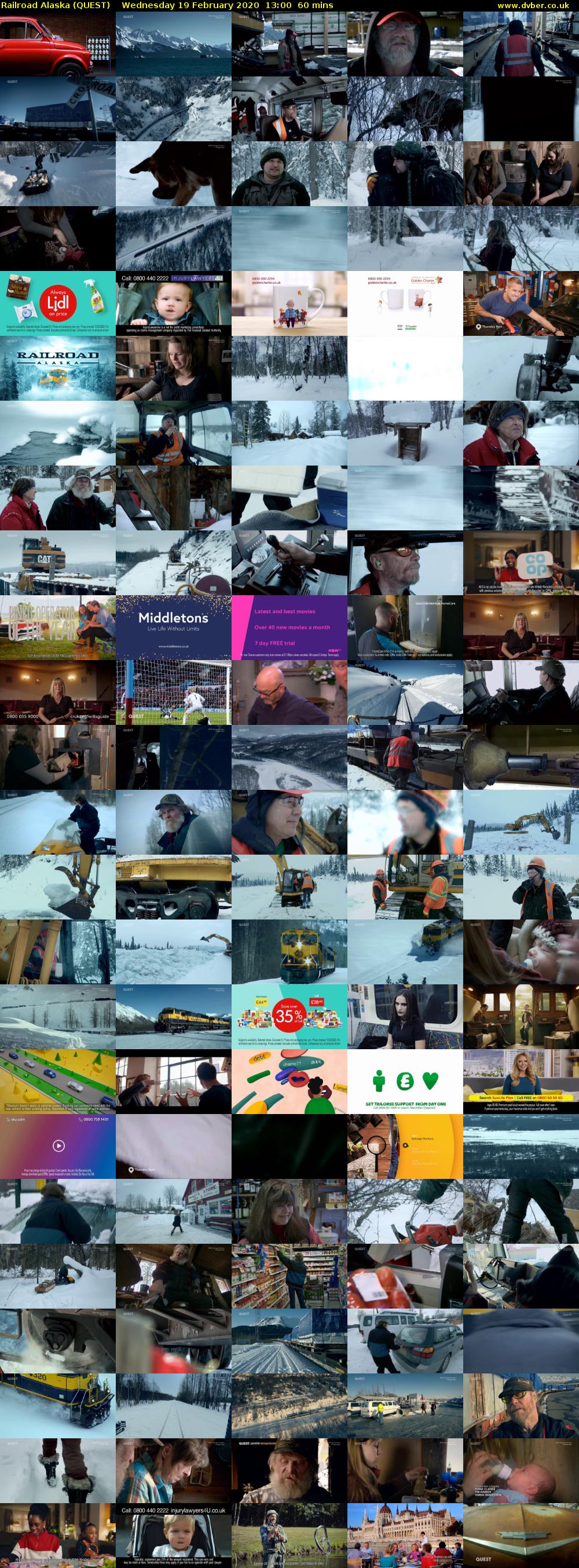 Railroad Alaska (QUEST) Wednesday 19 February 2020 13:00 - 14:00