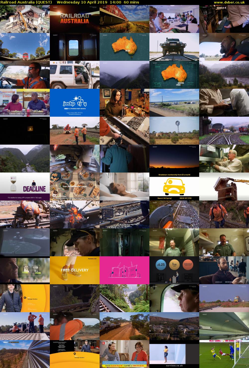 Railroad Australia (QUEST) Wednesday 10 April 2019 14:00 - 15:00