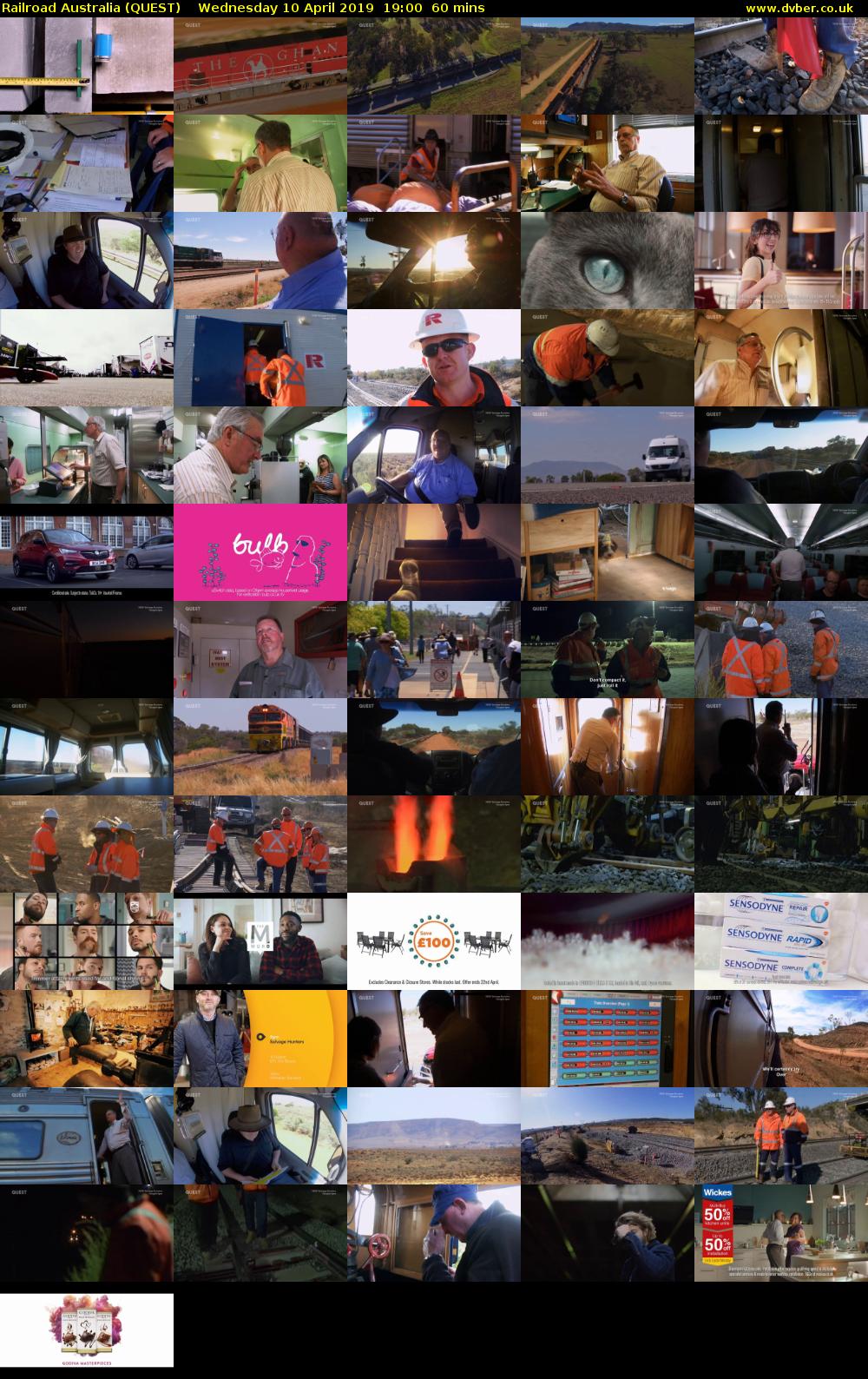 Railroad Australia (QUEST) Wednesday 10 April 2019 19:00 - 20:00