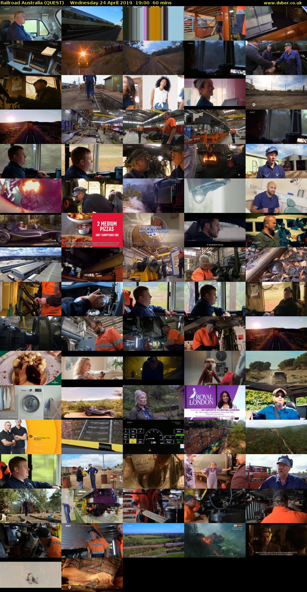 Railroad Australia (QUEST) Wednesday 24 April 2019 19:00 - 20:00