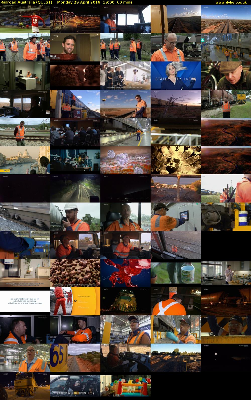 Railroad Australia (QUEST) Monday 29 April 2019 19:00 - 20:00
