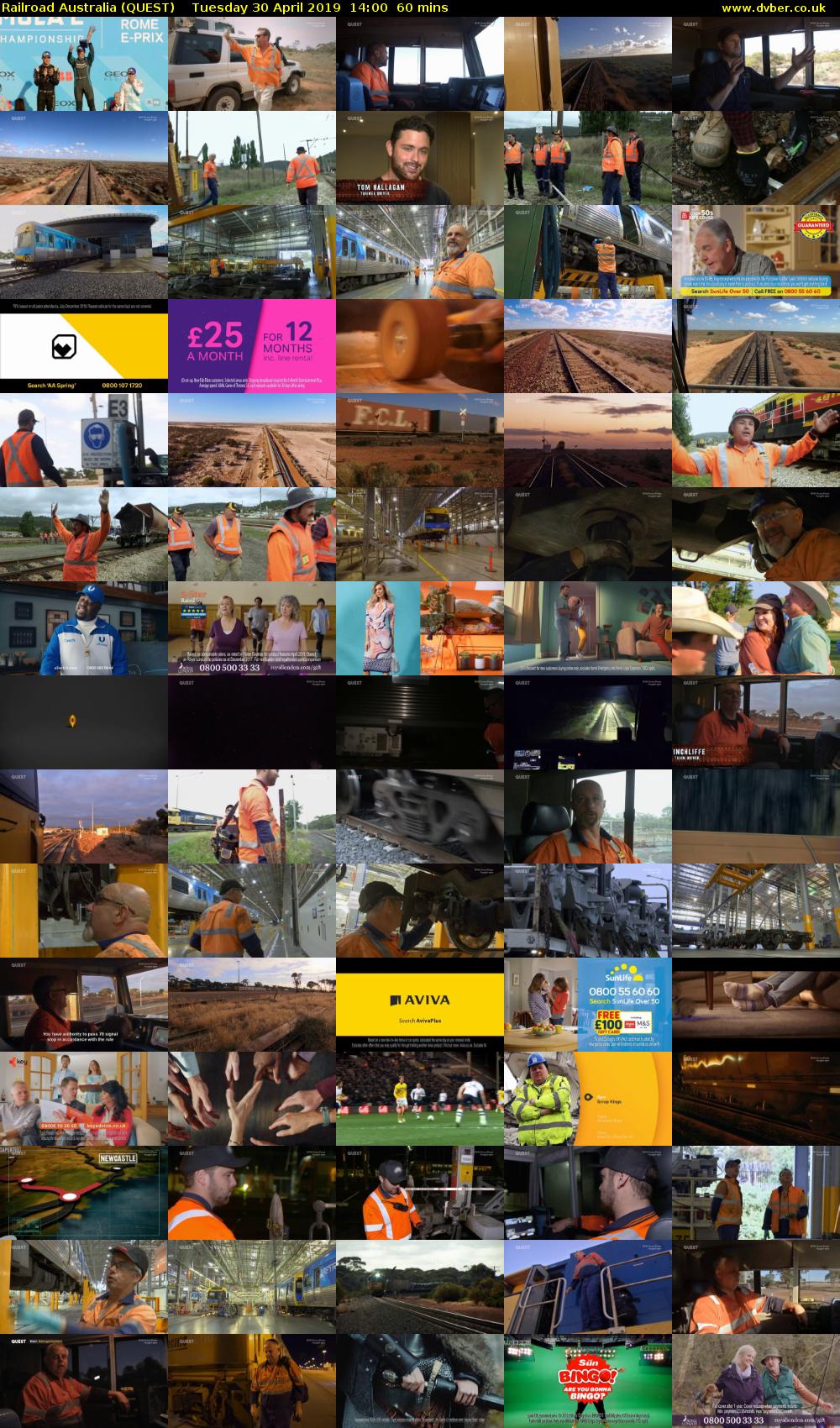 Railroad Australia (QUEST) Tuesday 30 April 2019 14:00 - 15:00