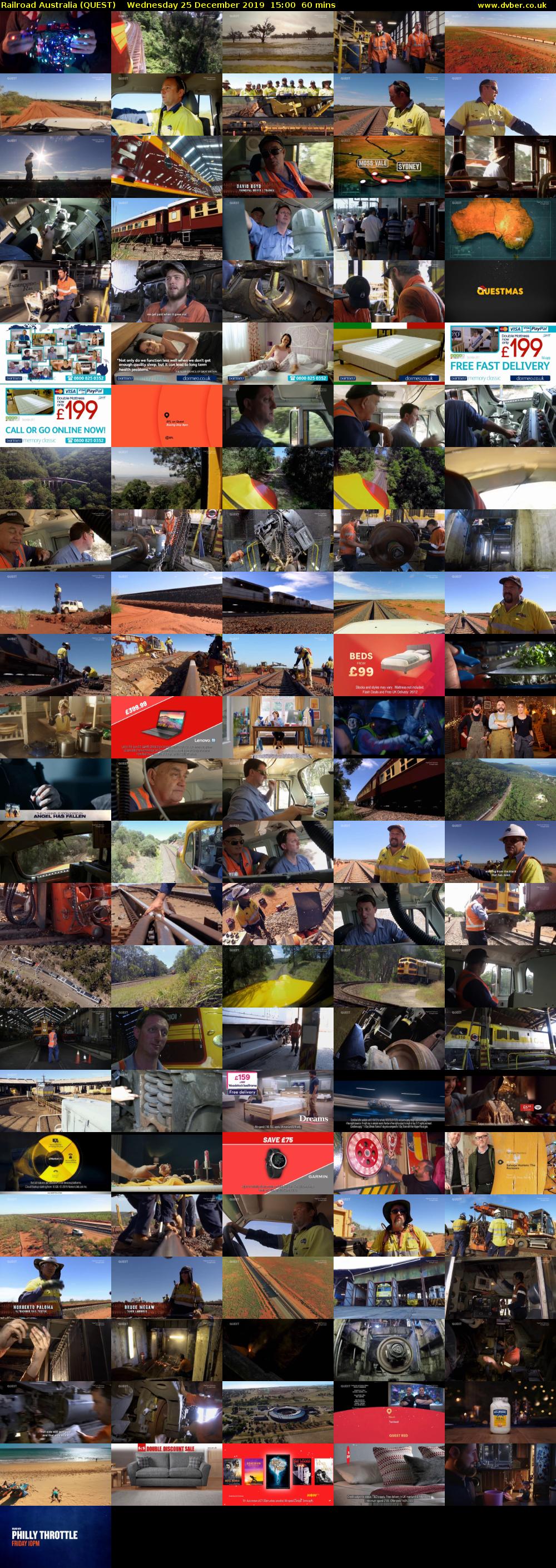 Railroad Australia (QUEST) Wednesday 25 December 2019 15:00 - 16:00