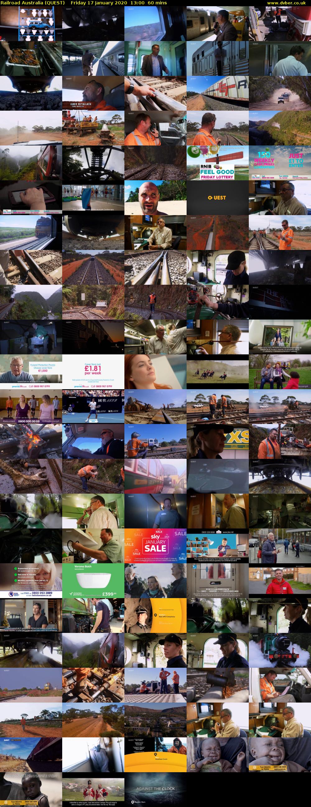 Railroad Australia (QUEST) Friday 17 January 2020 13:00 - 14:00