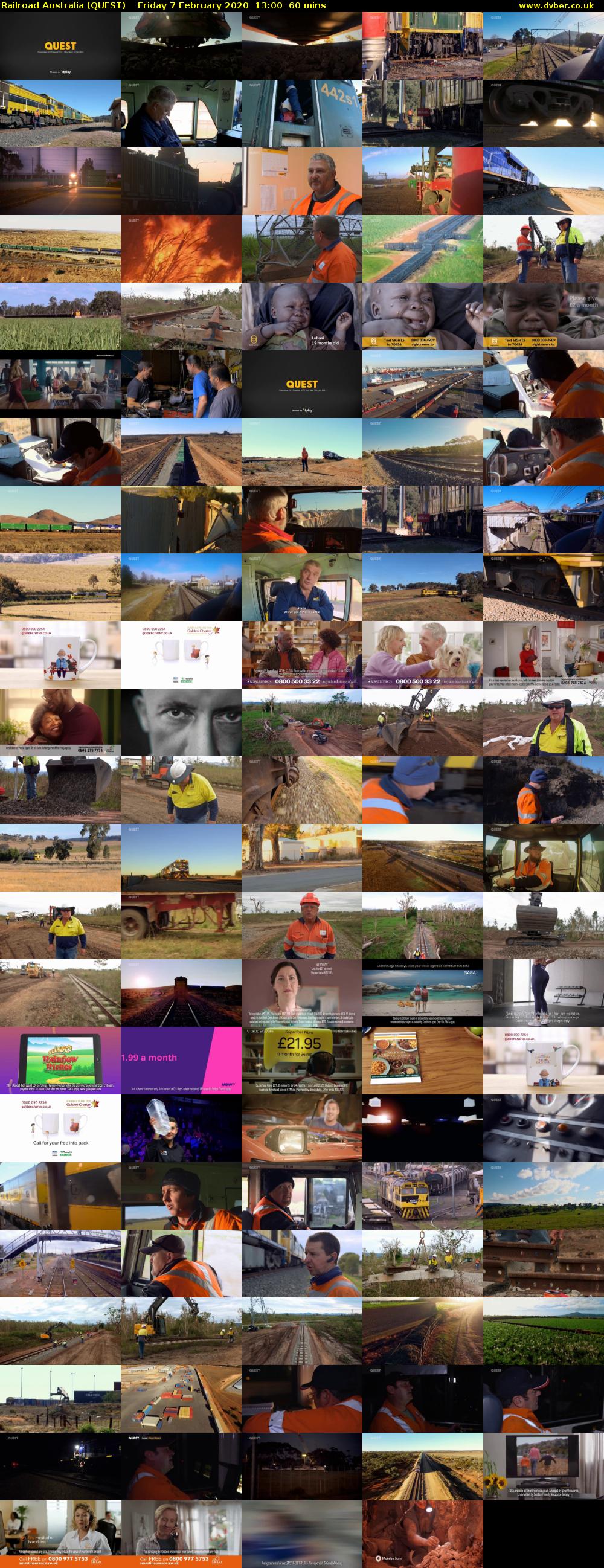 Railroad Australia (QUEST) Friday 7 February 2020 13:00 - 14:00