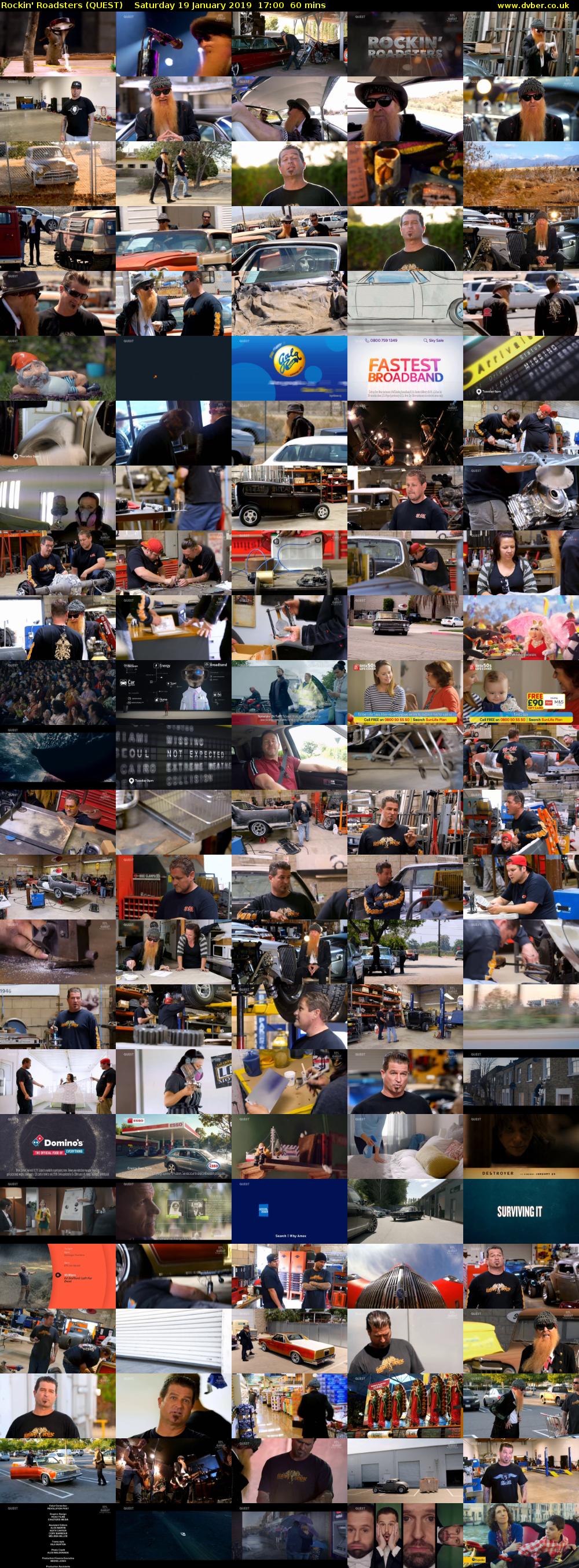 Rockin' Roadsters (QUEST) Saturday 19 January 2019 17:00 - 18:00