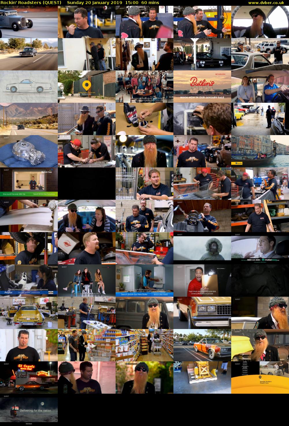 Rockin' Roadsters (QUEST) Sunday 20 January 2019 15:00 - 16:00