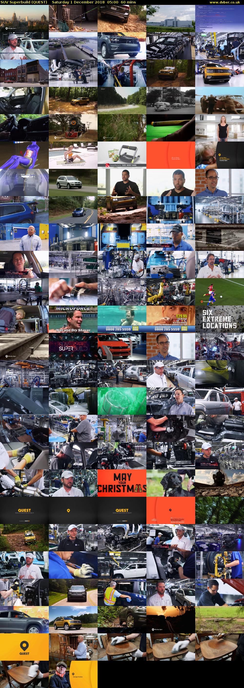 SUV Superbuild (QUEST) Saturday 1 December 2018 05:00 - 06:00