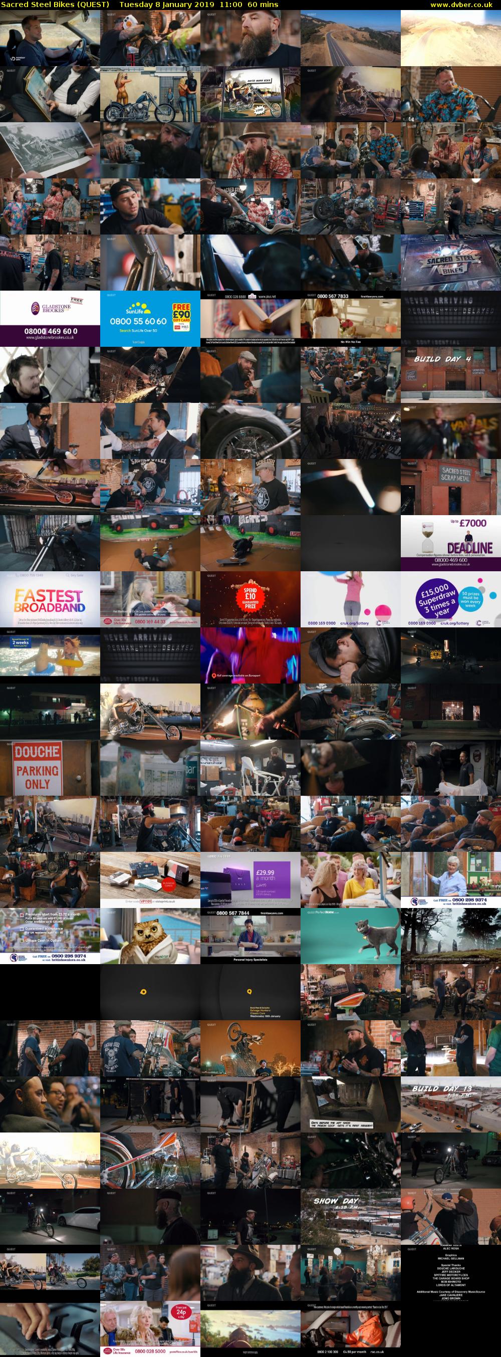 Sacred Steel Bikes (QUEST) Tuesday 8 January 2019 11:00 - 12:00