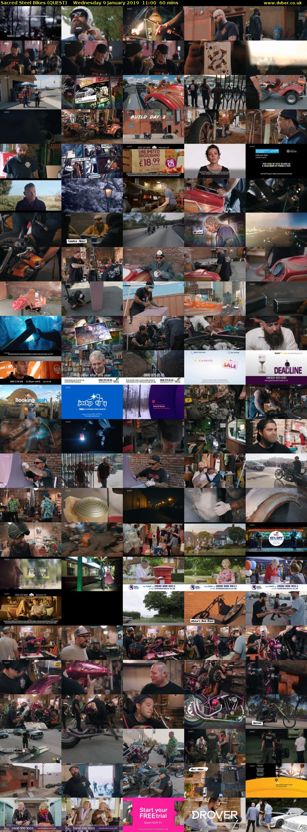 Sacred Steel Bikes (QUEST) Wednesday 9 January 2019 11:00 - 12:00