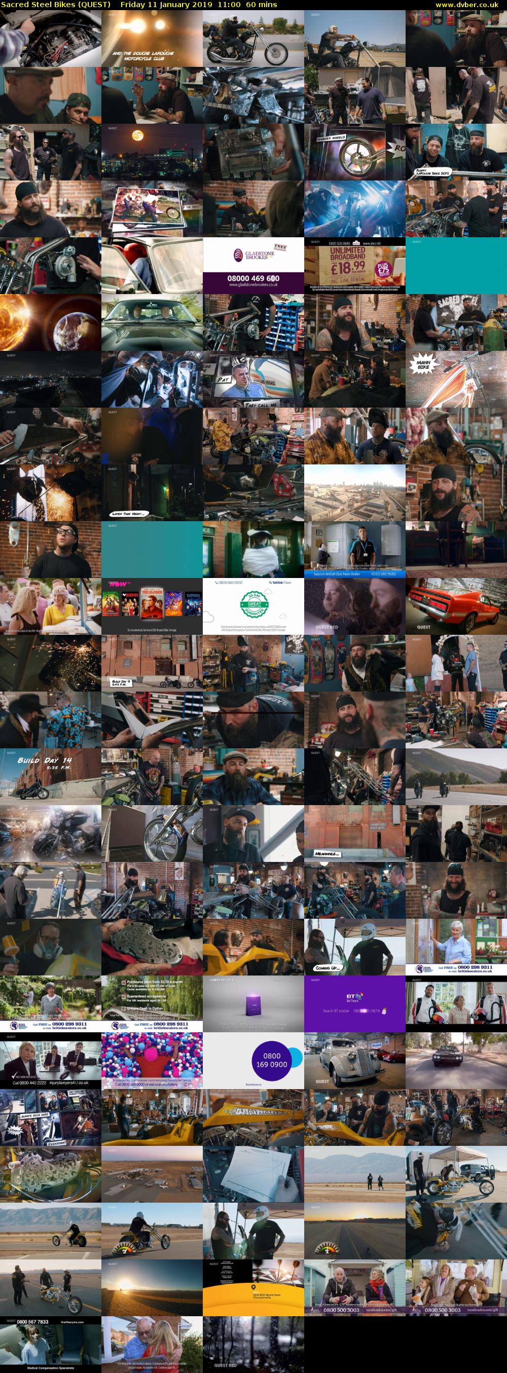 Sacred Steel Bikes (QUEST) Friday 11 January 2019 11:00 - 12:00