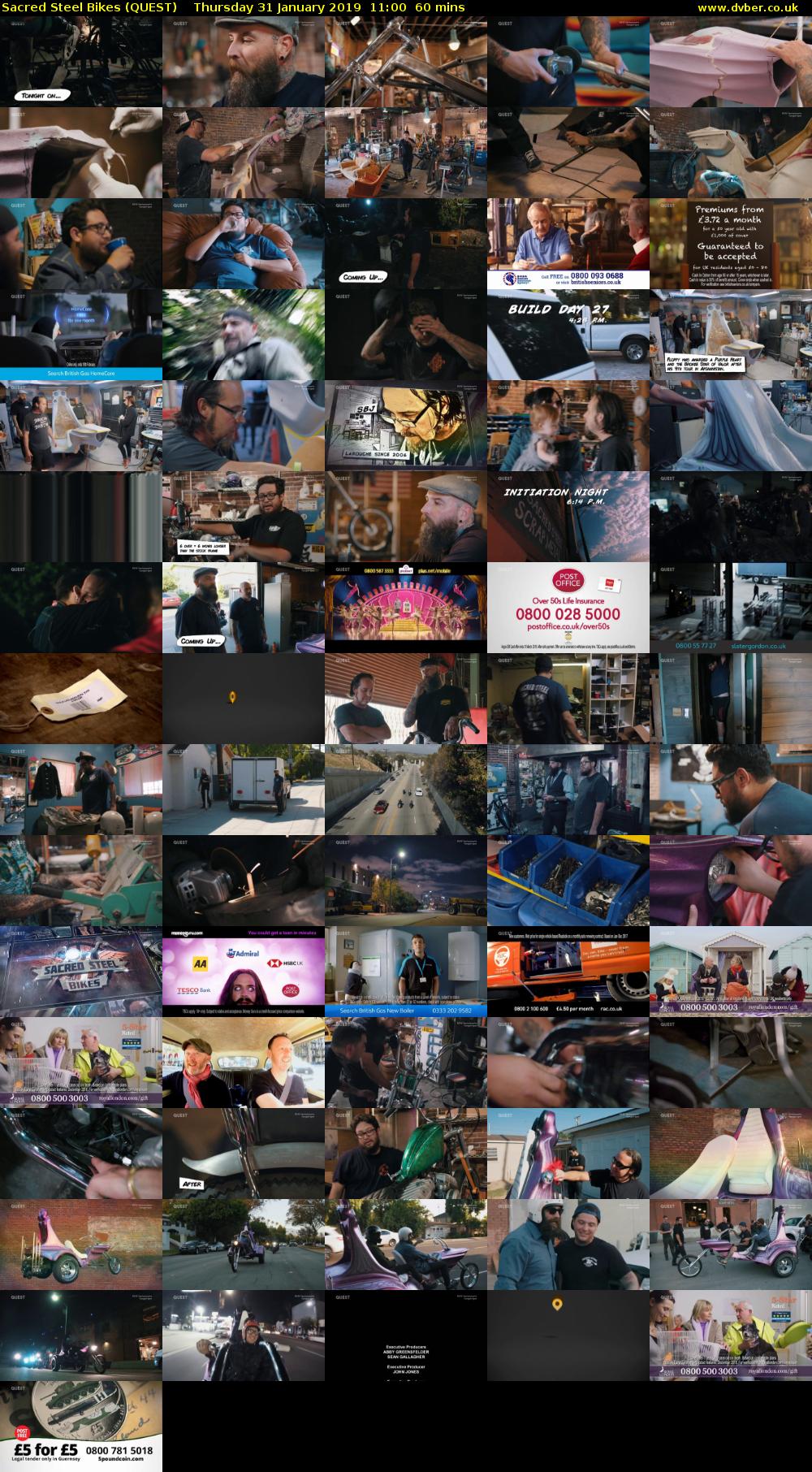 Sacred Steel Bikes (QUEST) Thursday 31 January 2019 11:00 - 12:00