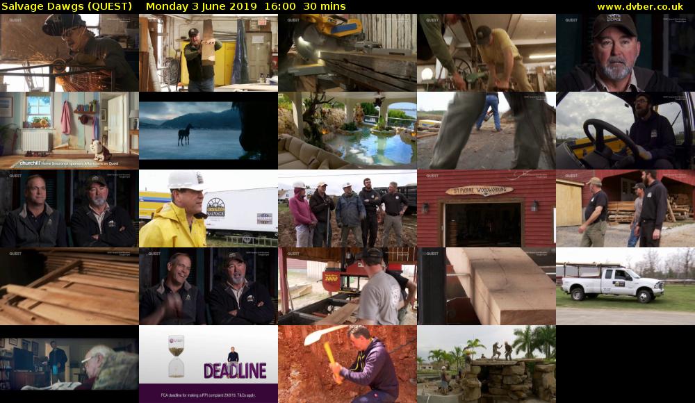 Salvage Dawgs (QUEST) Monday 3 June 2019 16:00 - 16:30