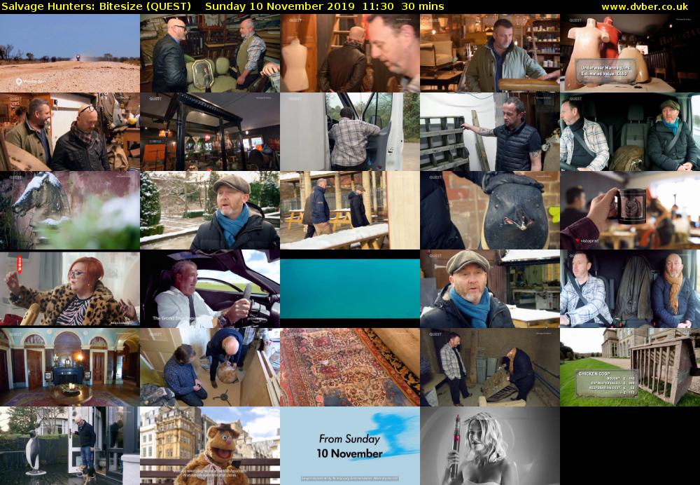 Salvage Hunters: Bitesize (QUEST) Sunday 10 November 2019 11:30 - 12:00