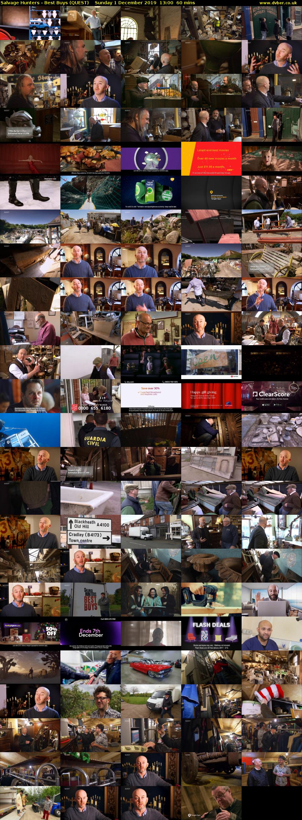 Salvage Hunters - Best Buys (QUEST) Sunday 1 December 2019 13:00 - 14:00