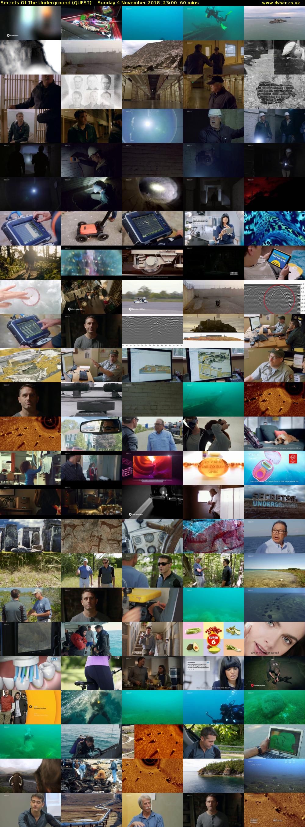 Secrets Of The Underground (QUEST) Sunday 4 November 2018 23:00 - 00:00