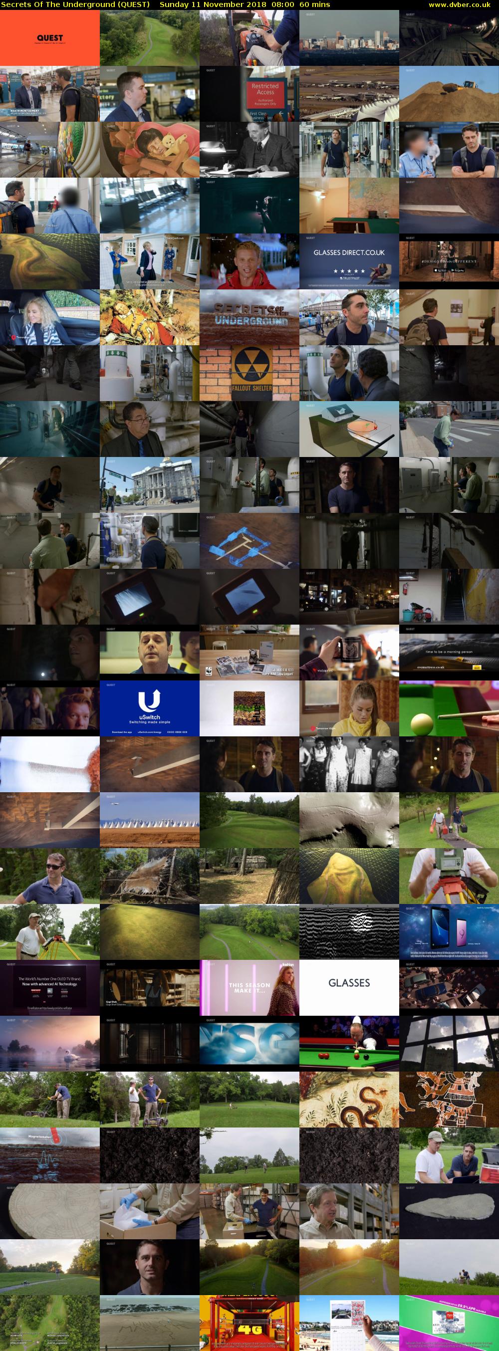 Secrets Of The Underground (QUEST) Sunday 11 November 2018 08:00 - 09:00
